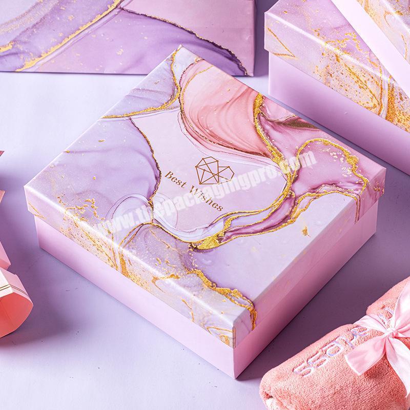 Hot Sale Custom Luxury Bridesmaid Proposal Wedding Baby Birthday Party Gift Packaging Favor Box