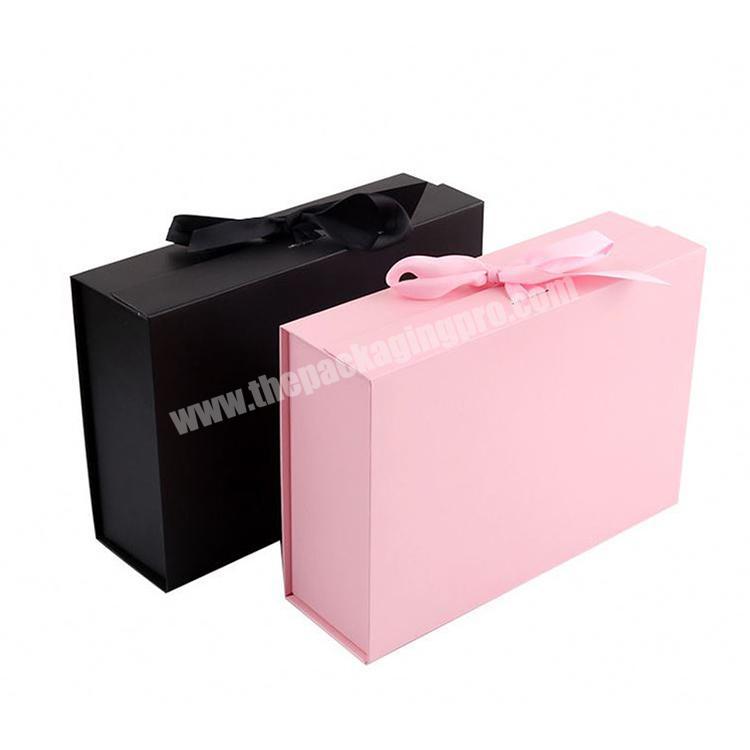 Hot Sale High Quality Black Magnetic Closure Candle Jewellery Gift Packaging Boxes Custom Logo