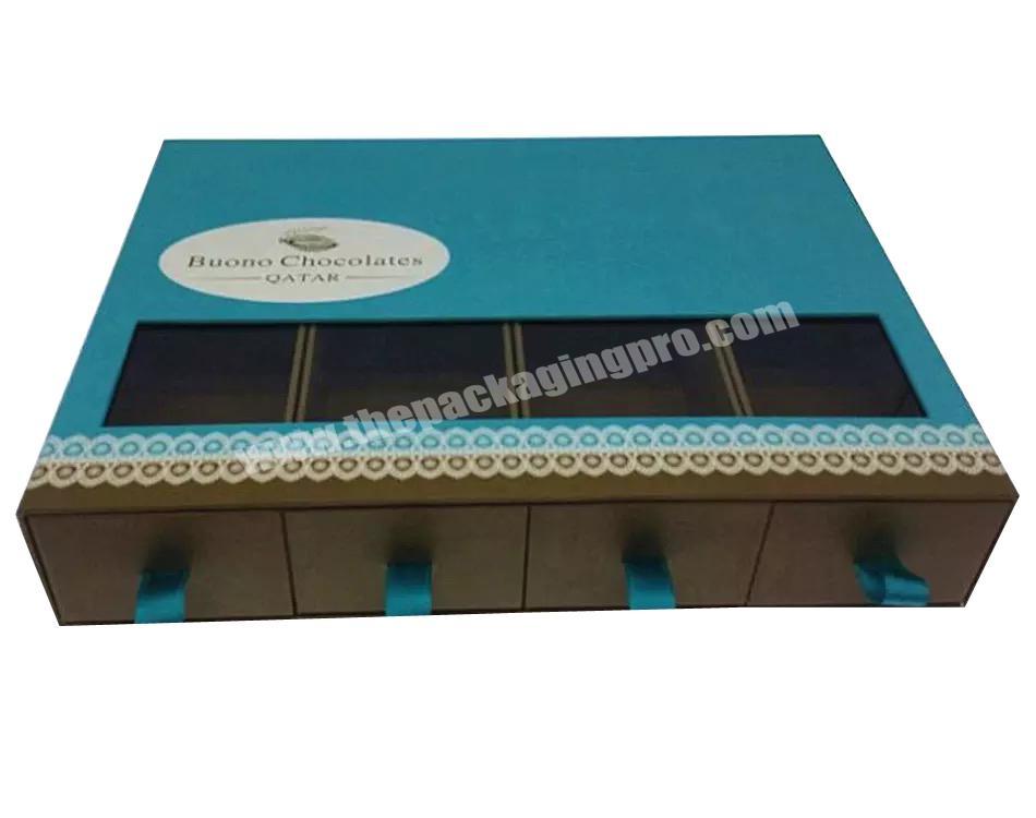 Hot Sales Colorful Custom Logo Green And Black Drawer Shipping packaging Food Mailer Boxes For Delicious Food