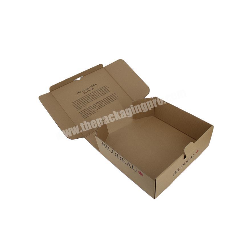 Hot Sell Eco Friendly Custom Printing Corrugated Carton Kraft Paper Packaging Mailing Shipping Box