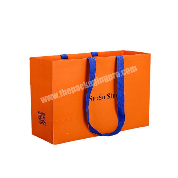 Hot Selling Factory Supply Customized Color Kraft Printed Bag Gift Paper Bags With Your Own Logo