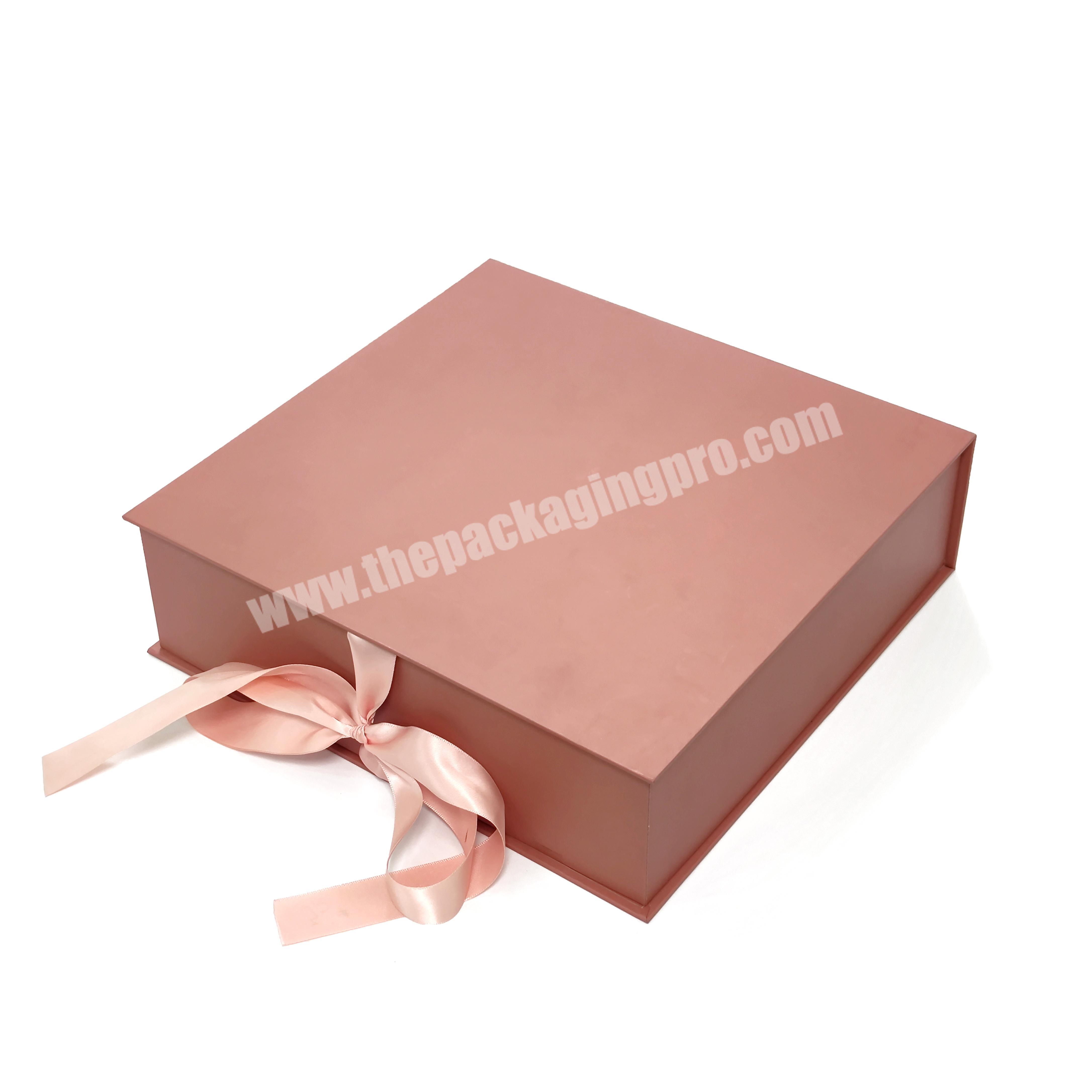Hot Selling Good Quality Decorative Flower Boxes Gift Box Magnetic Ribbon