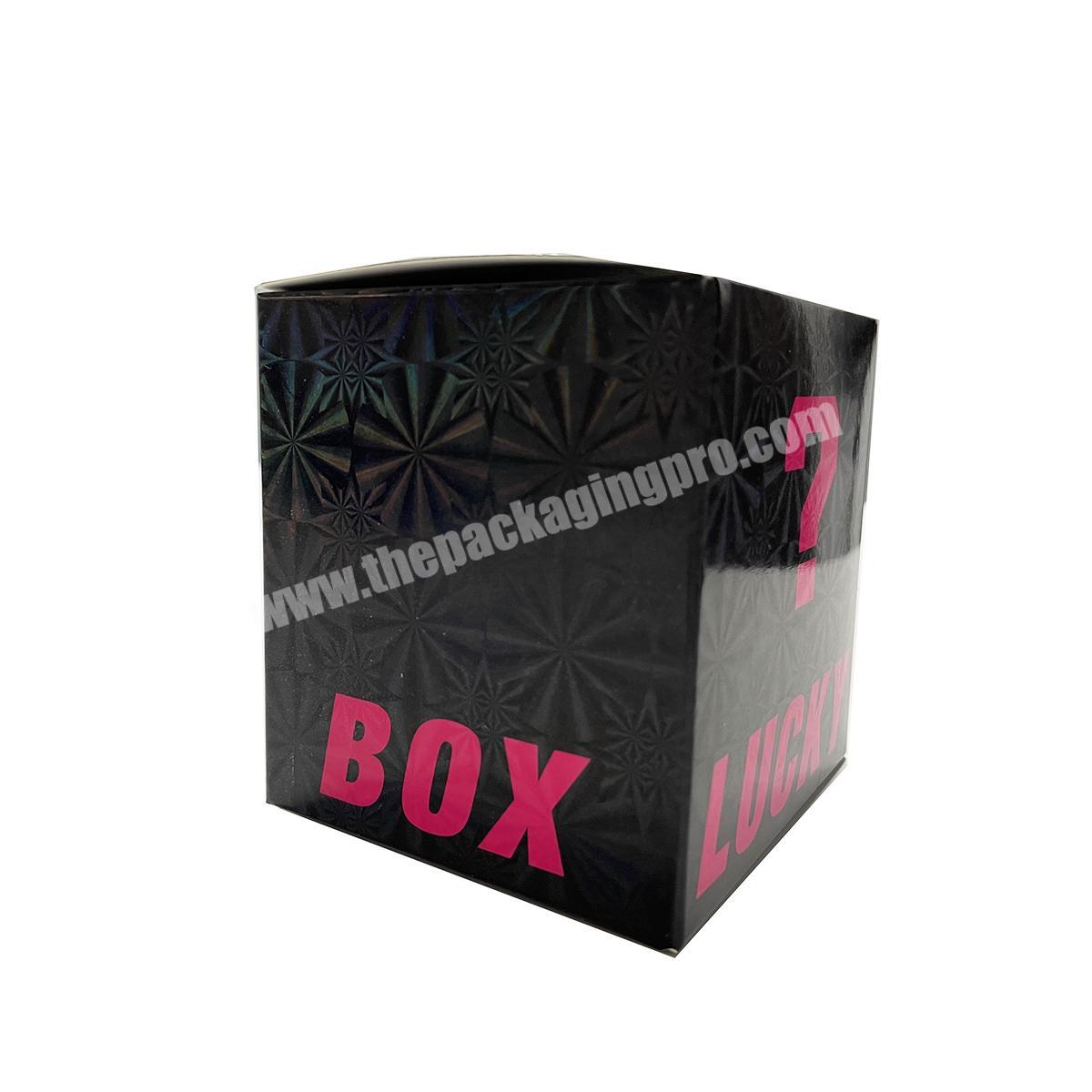 Hot Stamping custom logo food paper box packaging gift box