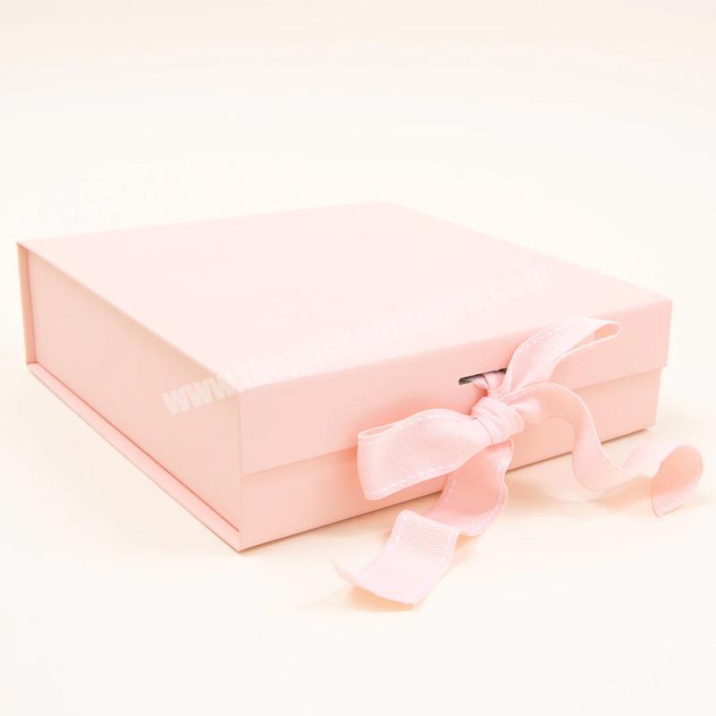 Hot sale gift wrap small gift box with bow packaging printing custom