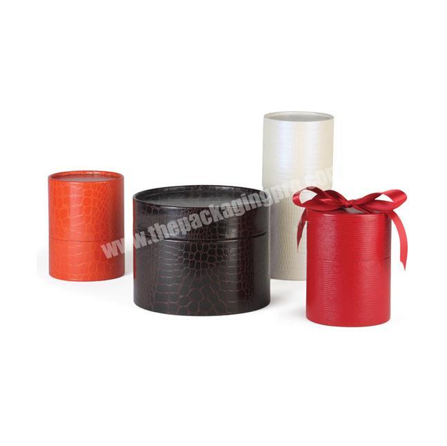 Hot sale kraft round tube paper gift cups eyeglasses candle packaging cylinder box made in China