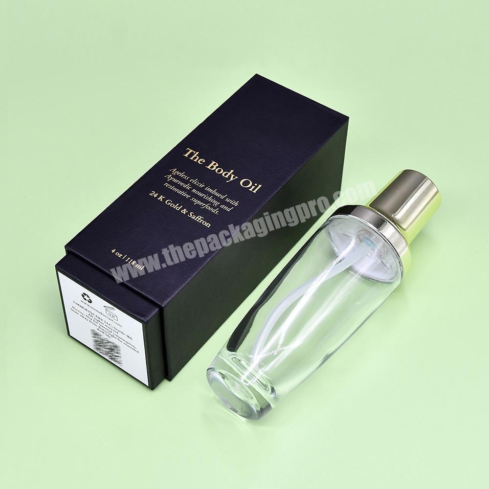 Hot sale luxury perfume bottle packing cosmetics box custom essential oil packaging