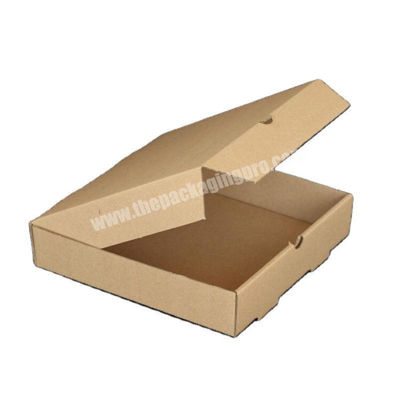 Hot selling pizza boxes with logo pizza box packing no customize carton pizza box