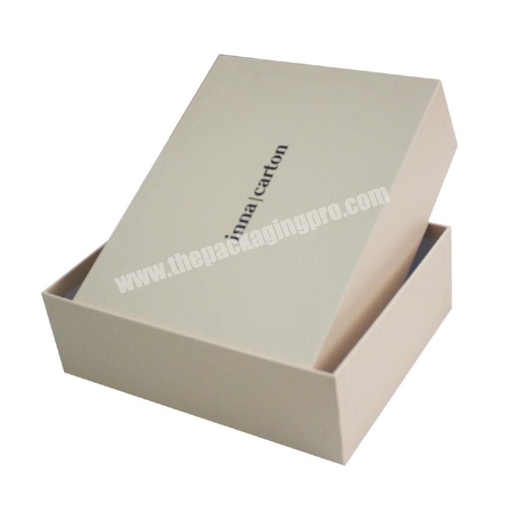 Huaisheng Square Empty Decorative Christmas Gift Designer Shoe Display Packaging Kids Box with Lid Rigid Boxes Paperboard Accept