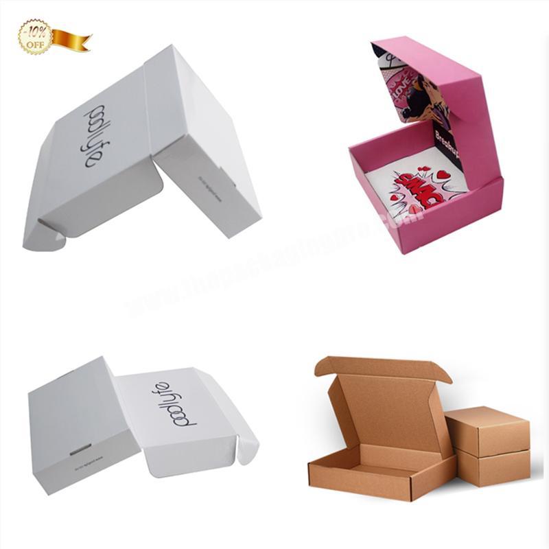 Huaisheng custom cardboard Shipping Mailer corrugated china cosmetic box logo