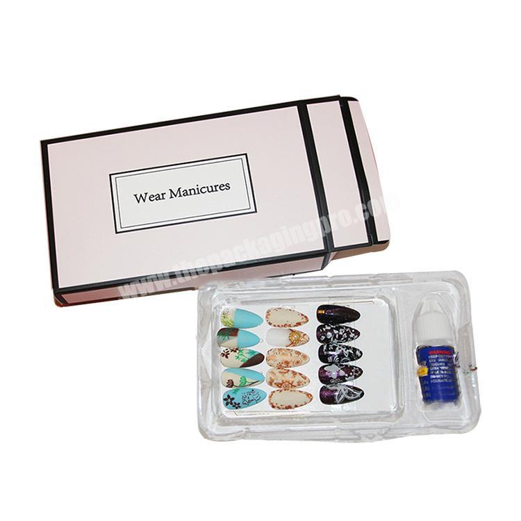 Ivory Black White Storage Makeup Eyelash  Luxury Holographic Vintage Color Soap Mini Paper Custom False Nail Packaging Box
