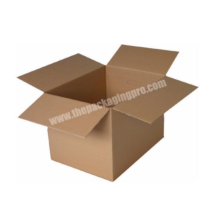 Large Shipping  Customized Brown Corrugated Cardboard Packing Shipping Paper Carton Box Cardboard Boxes Brown For Sale