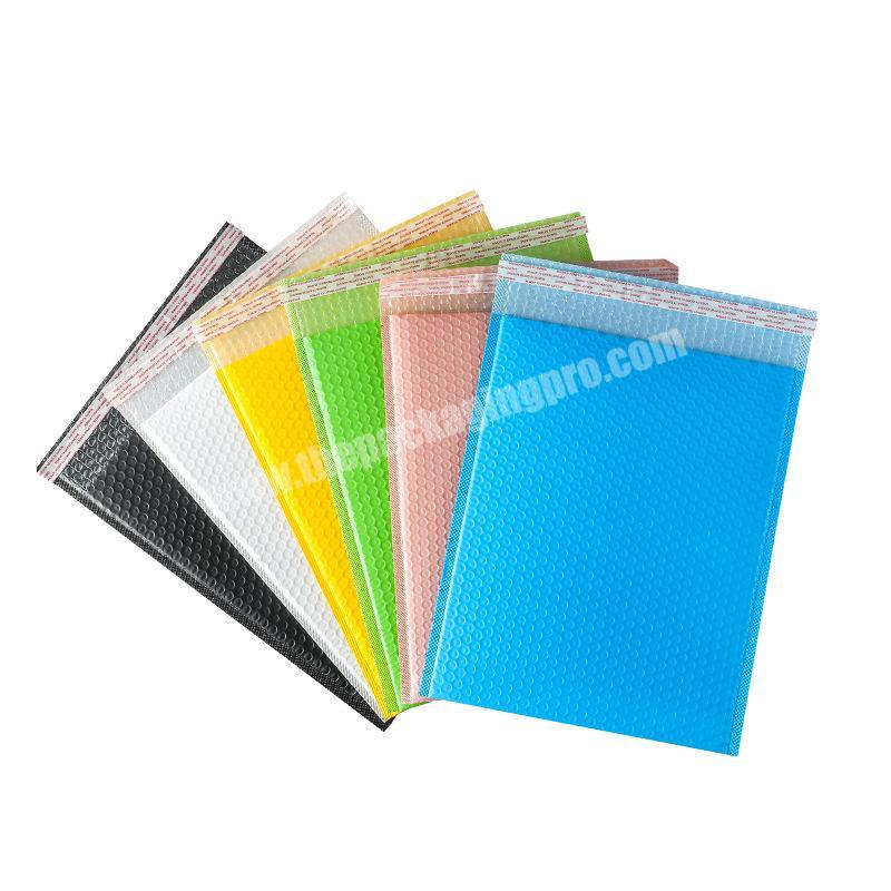 Lipack Custom Eco Friendly Blue Pink Kraft Bubble Bags Shipping Envelope Padded Bubble Mailer Bags