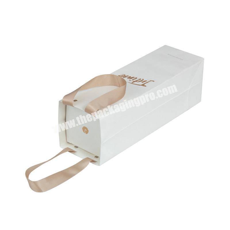 Lipack Custom Printing Cosmetic Cardboard Paper Box White Card Paper Packaging Box And Bag For Perfume