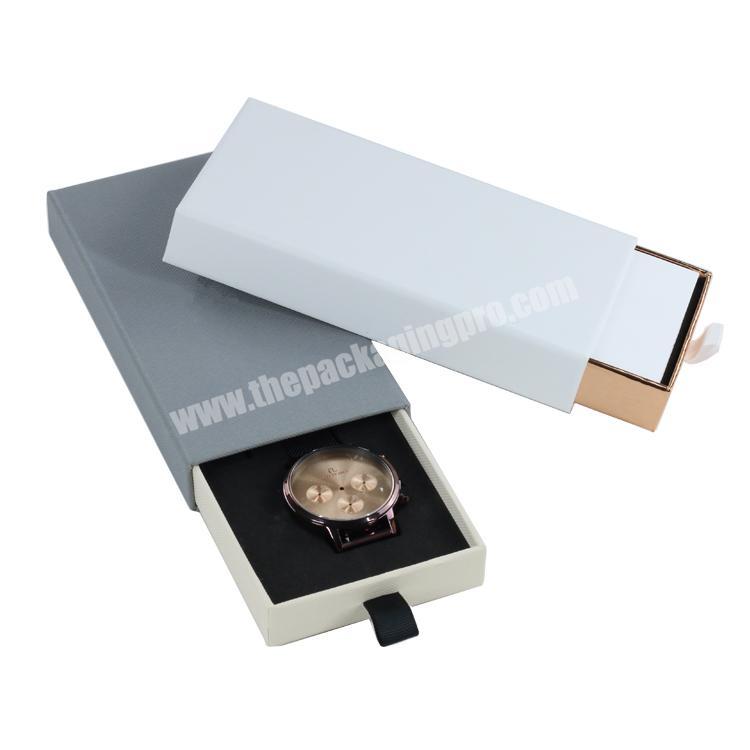 Cuban Link Boxes Cases Custom Logo Velvet Automatic Winder Apple Packaging Leather Zipper Ladies Set Box For Smart Watch Box