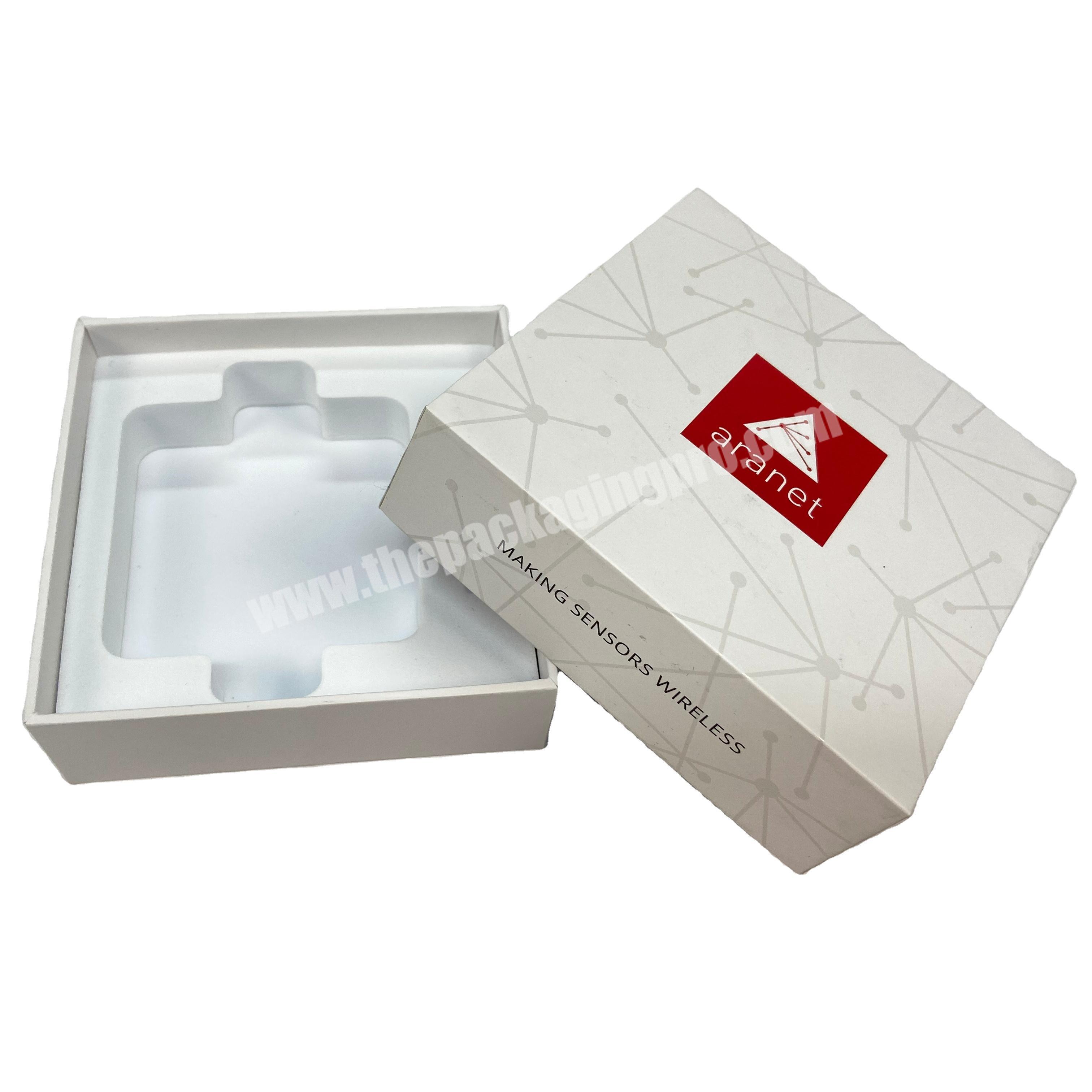Logo customized storage box Low factory price Lid and base packaging boxes with EVA inserts