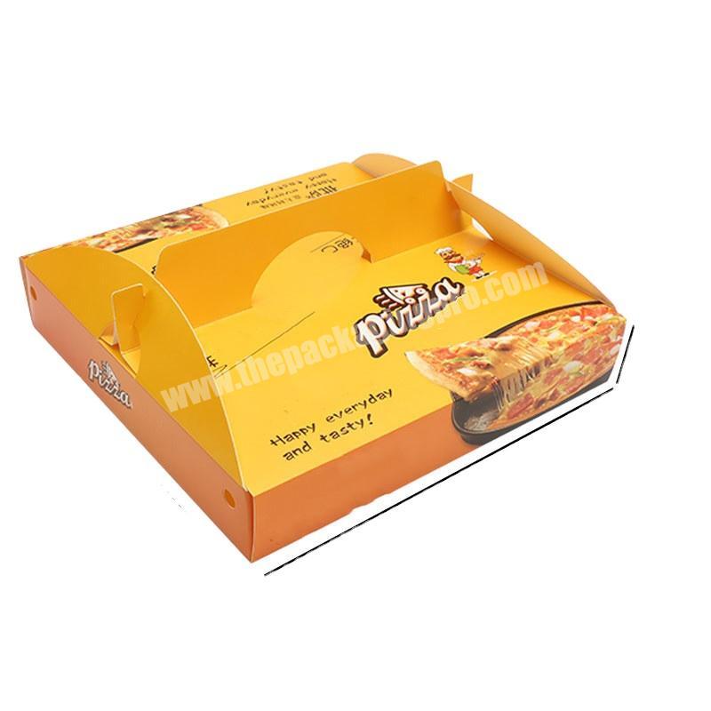Low MOQ pizza boxes with logo 18 pizza boxes reusable pizza box