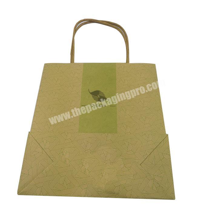 Low Price Custom Printed Recyclable Kraft Paper Bag With Twisted Handle Reusable Shopping Bags