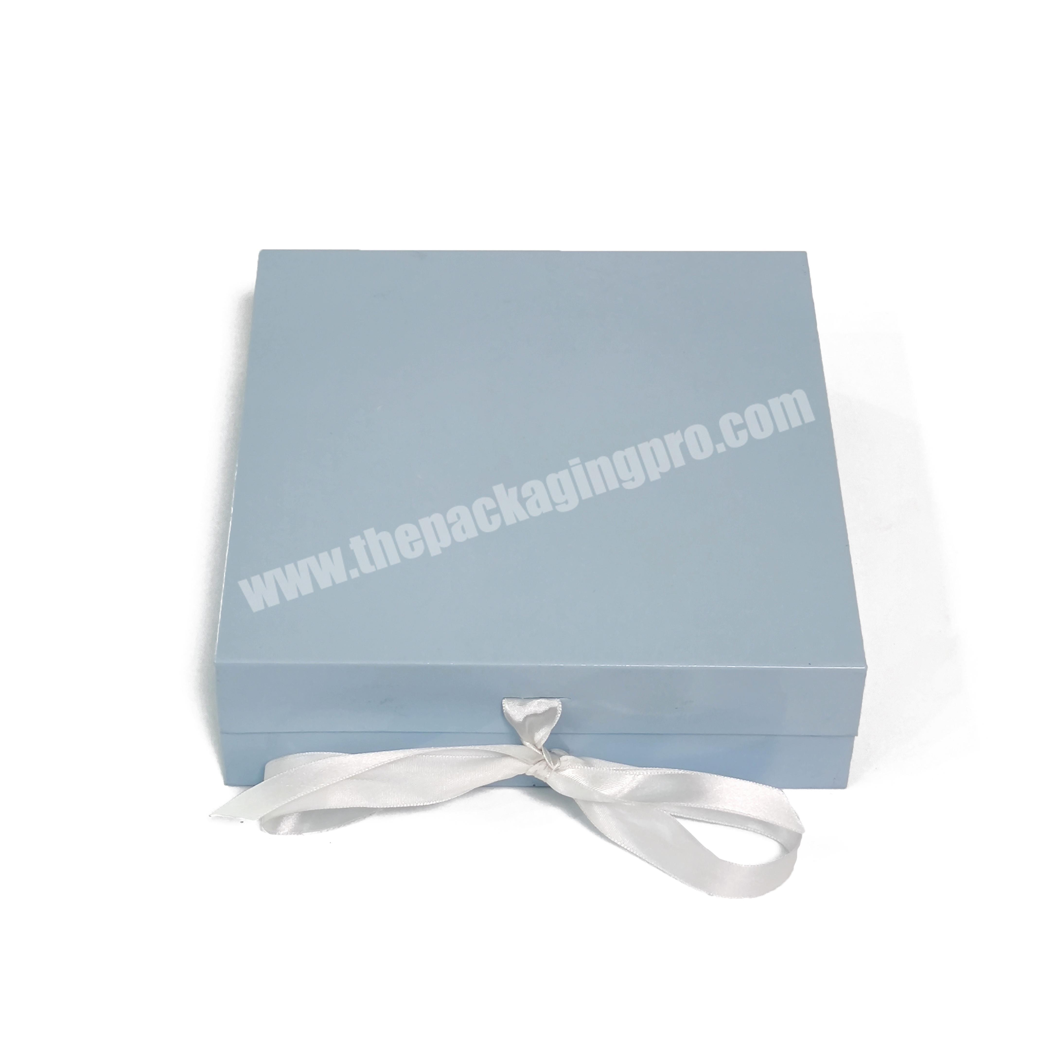 Low Price Guaranteed Quality Magnetic Foldable Box Magnet Folding Boxes With Ribbon Luxury Gift