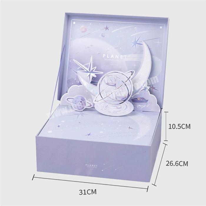 Custom Unique Surprise Large Logo Closure Gift Box Folding Magnetic Clothing Packaging Gift Boxes For Baby Clothes Gift Box