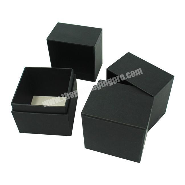 Luxury Custom Black Card Made Candle Packaging Paper 8x8 Gift Boxes