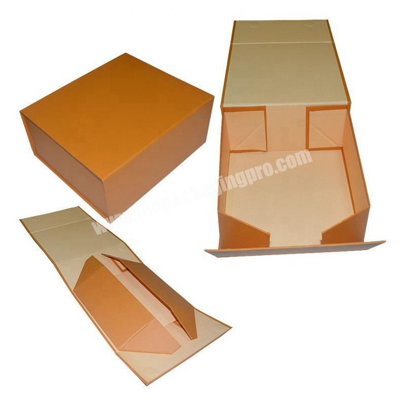 Luxury Custom Logo Folding Box with Magnetic Handle String Clothes Shoes Packaging Gift Boxes