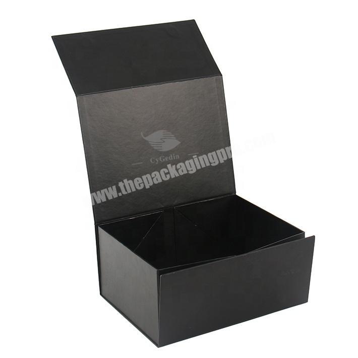 Luxury Flat Pack Folding Cardboard Paper Box Magnetic Closures Foldable Packaging Gift Boxes