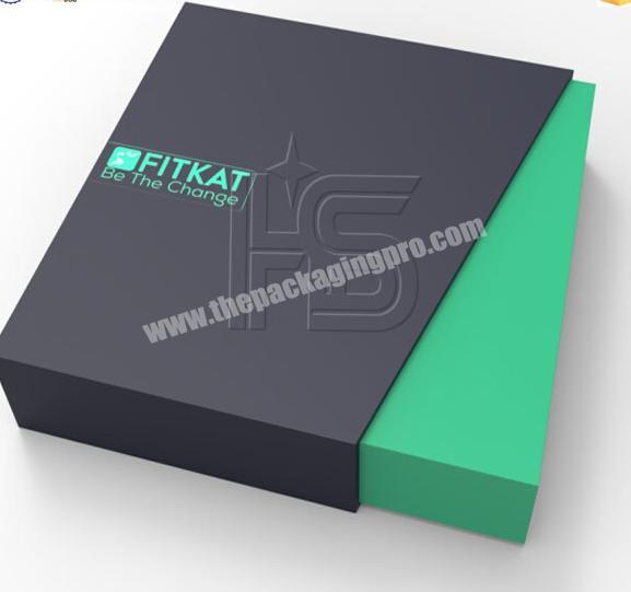 Luxury Matte Solf Touch Paper Box With EVA Insert For Smart Band Packaging