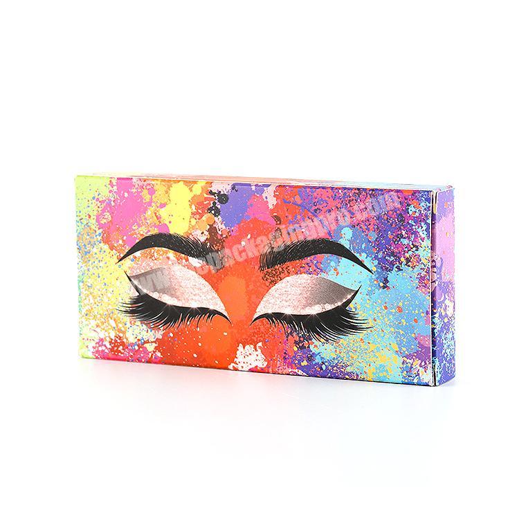 Luxury Private Label Empty False Eyelash Packaging Box Custom Eyelash Cosmetic Packaging case