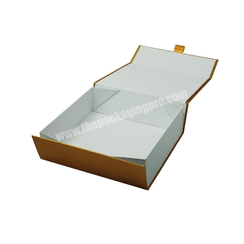 Luxury Retail ClothingGarmentShoes Packaging Box  Custom Foldable Collapsible Box Printing