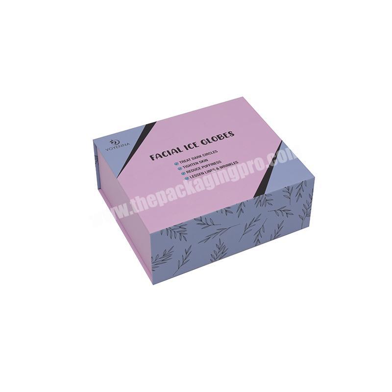 Luxury customized paper cosmetic gift packaging box with EVA foam