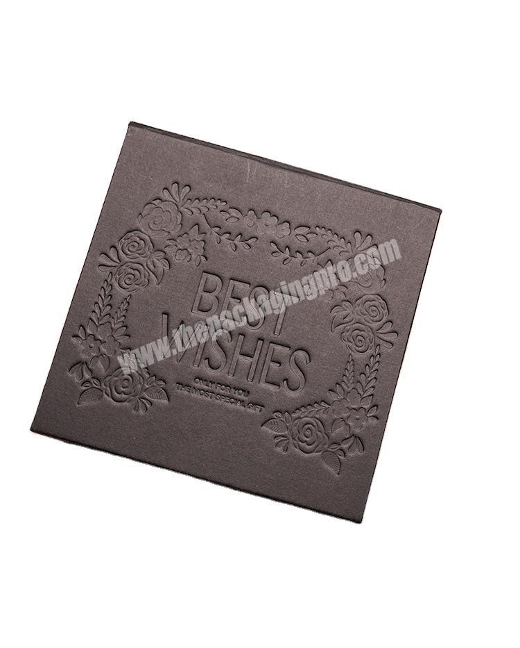 Luxury embossing  cardboard book style box  custom paper packaging gift box with magnet for cosmetic