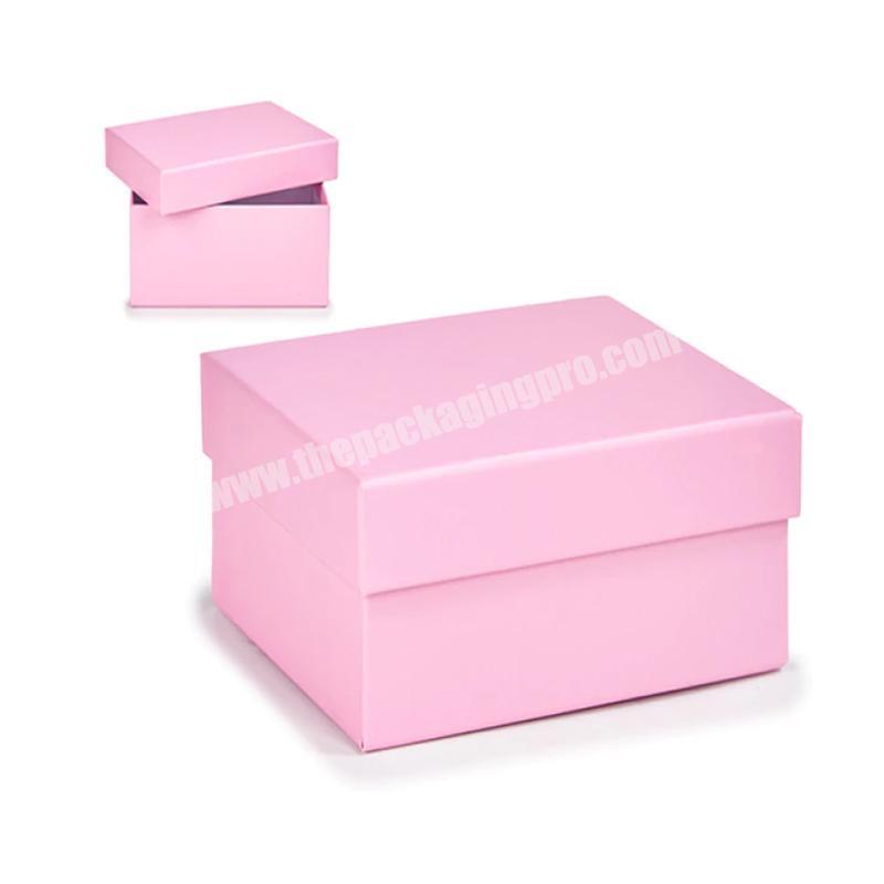 Luxury pink corrugated box,gift pink paper boxes printing custom