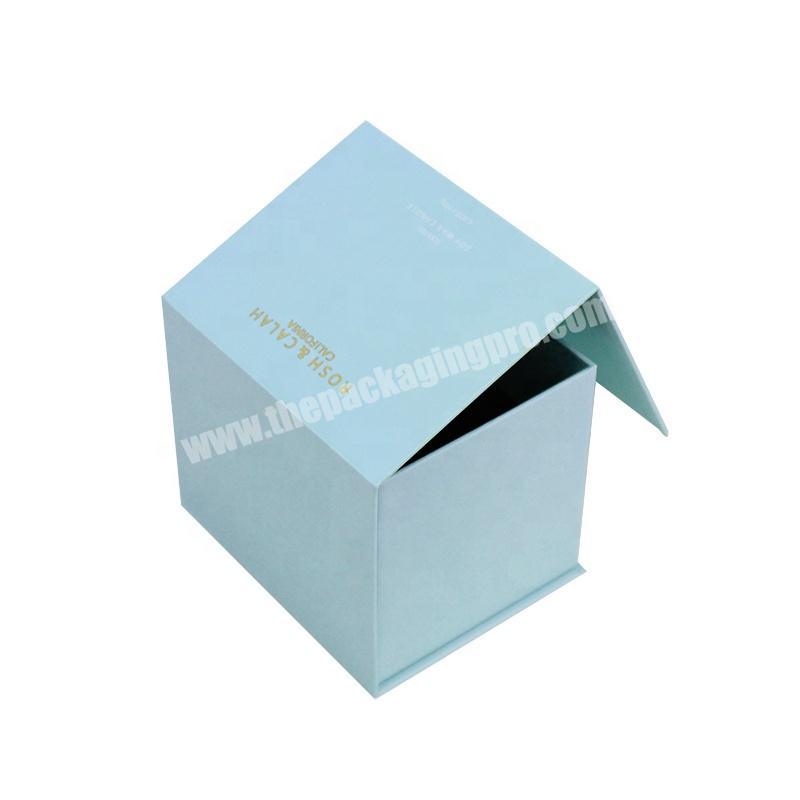 Magnetic Box Closure Luxury Magnetic Cardboard Paper Box Custom Cup Gift Box With Foam Insert