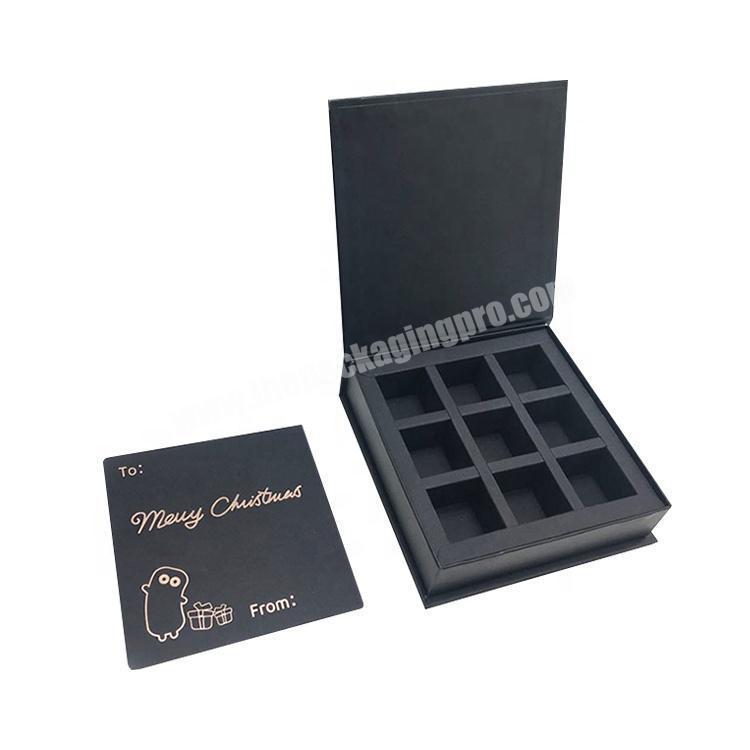 Manufacturer Custom Design Printing Paper Card Divider Desert Food Gift Packaging Chocolate Bar Box