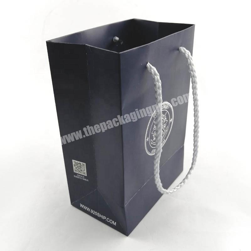 Manufacturer Custom Small Personalized Shopping Bag Paper Bags Luxury Printed Gift Watch Packing Bag