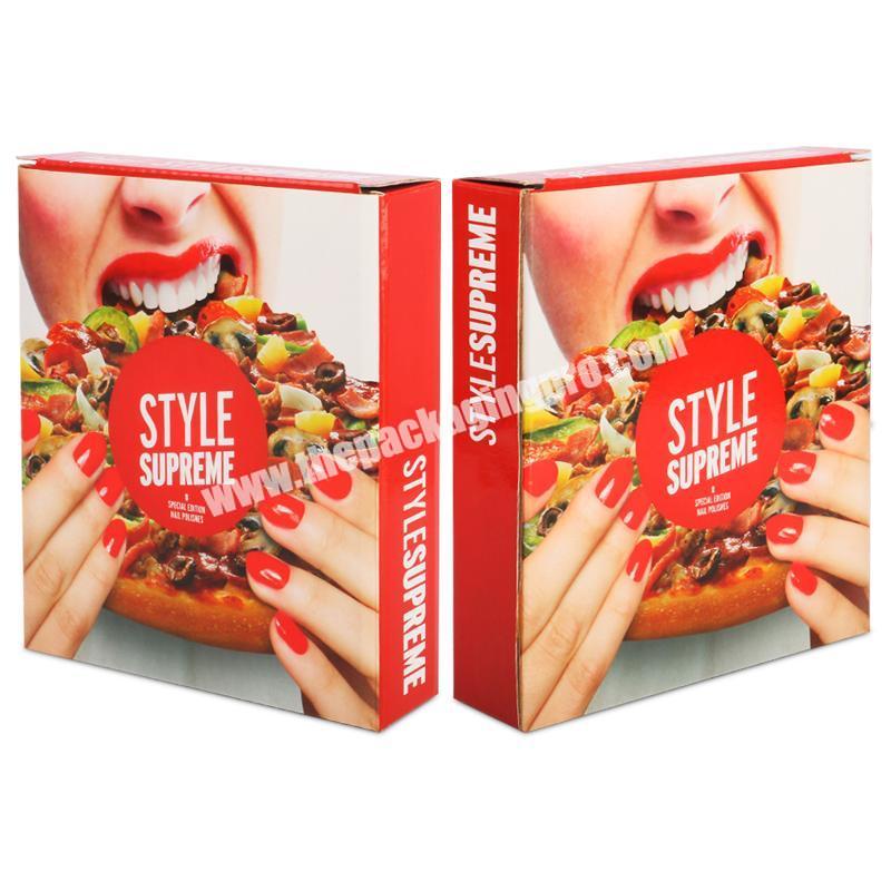 Manufacturer Square Corrugated Carton RED 6810121416 inch Pizza Box