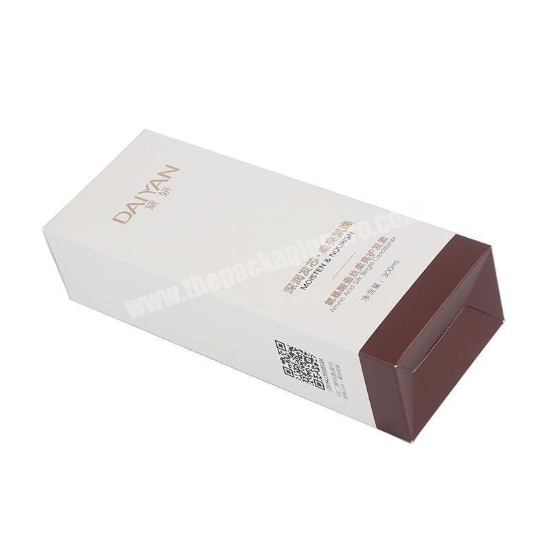 Manufacturers Custom Design Conditioner box Beauty Daily Color Cosmetic Box