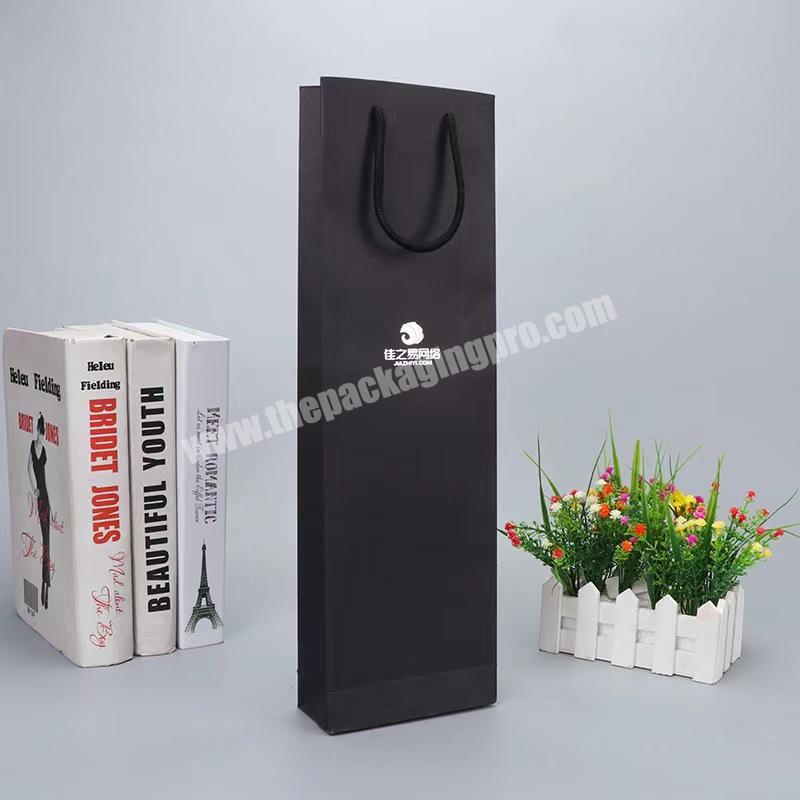 Manufacturers Custom Wine Gift Packaging Kraft Paper  Bags with LOGO