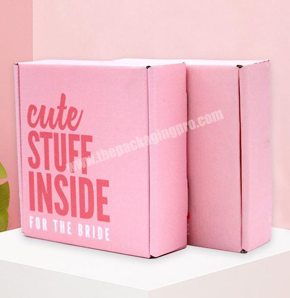Manufacturers extra hard corrugated express packaging boxes underwear clothing packaging box custom logo