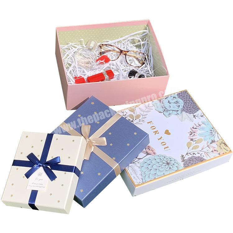 Manufacturers in stock supply heaven and earth cover gift box rectangular business birthday gift box