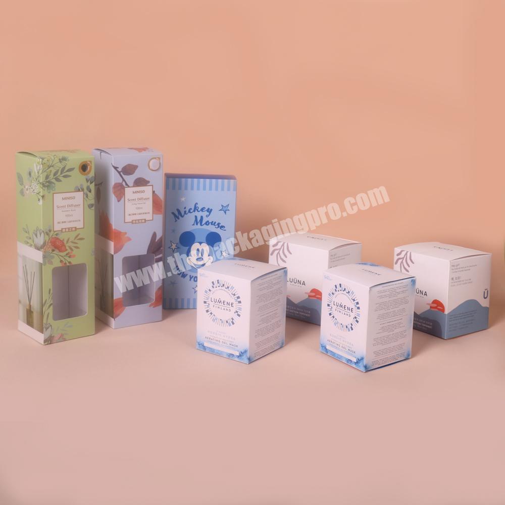 Medicine Packaging  Custom Paper White Size Thick Sending Card Pack Capsule Packing Box