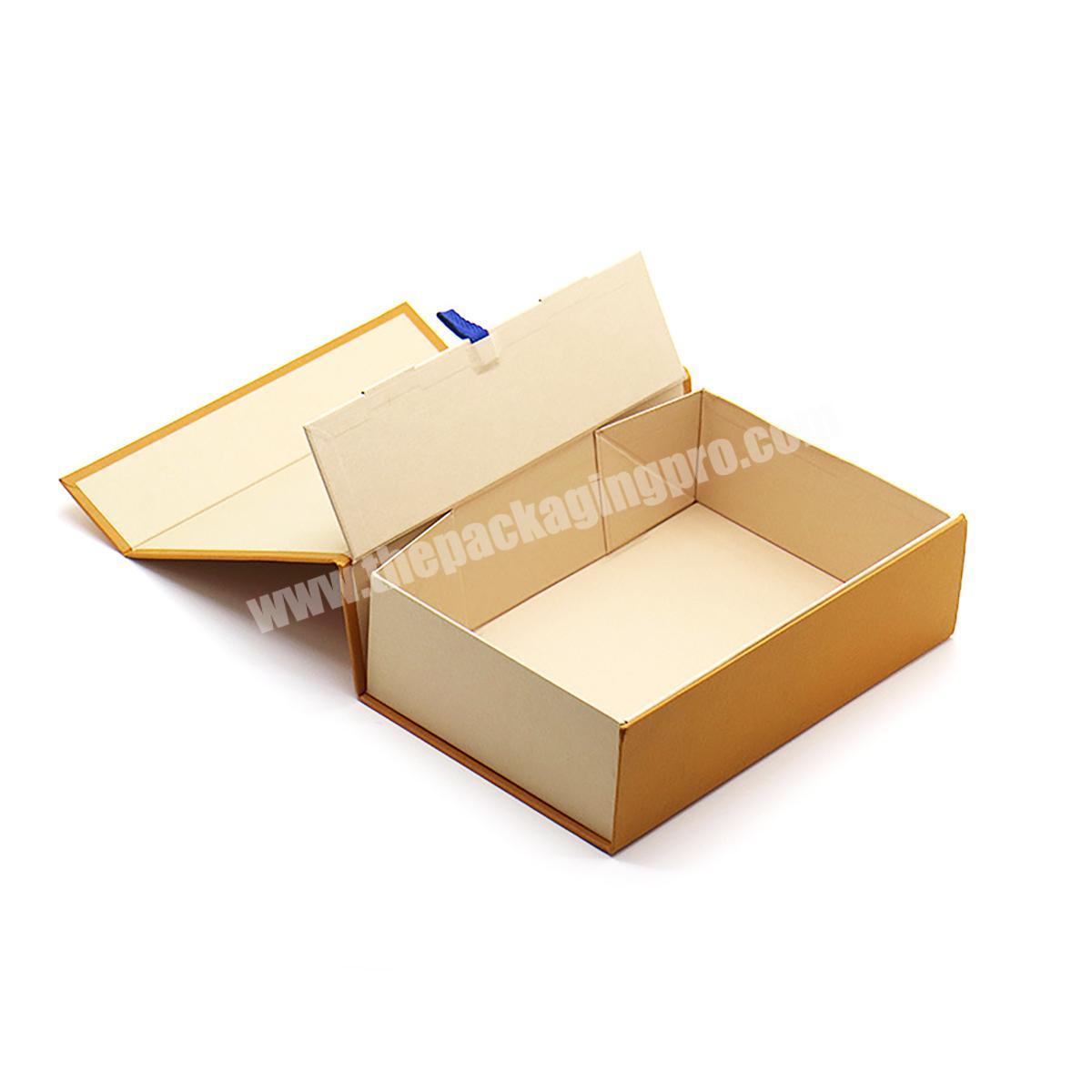 New Arrival Simple Elegant Luxury Customized Logo Foldable Packaging Paper Custom Gift Box