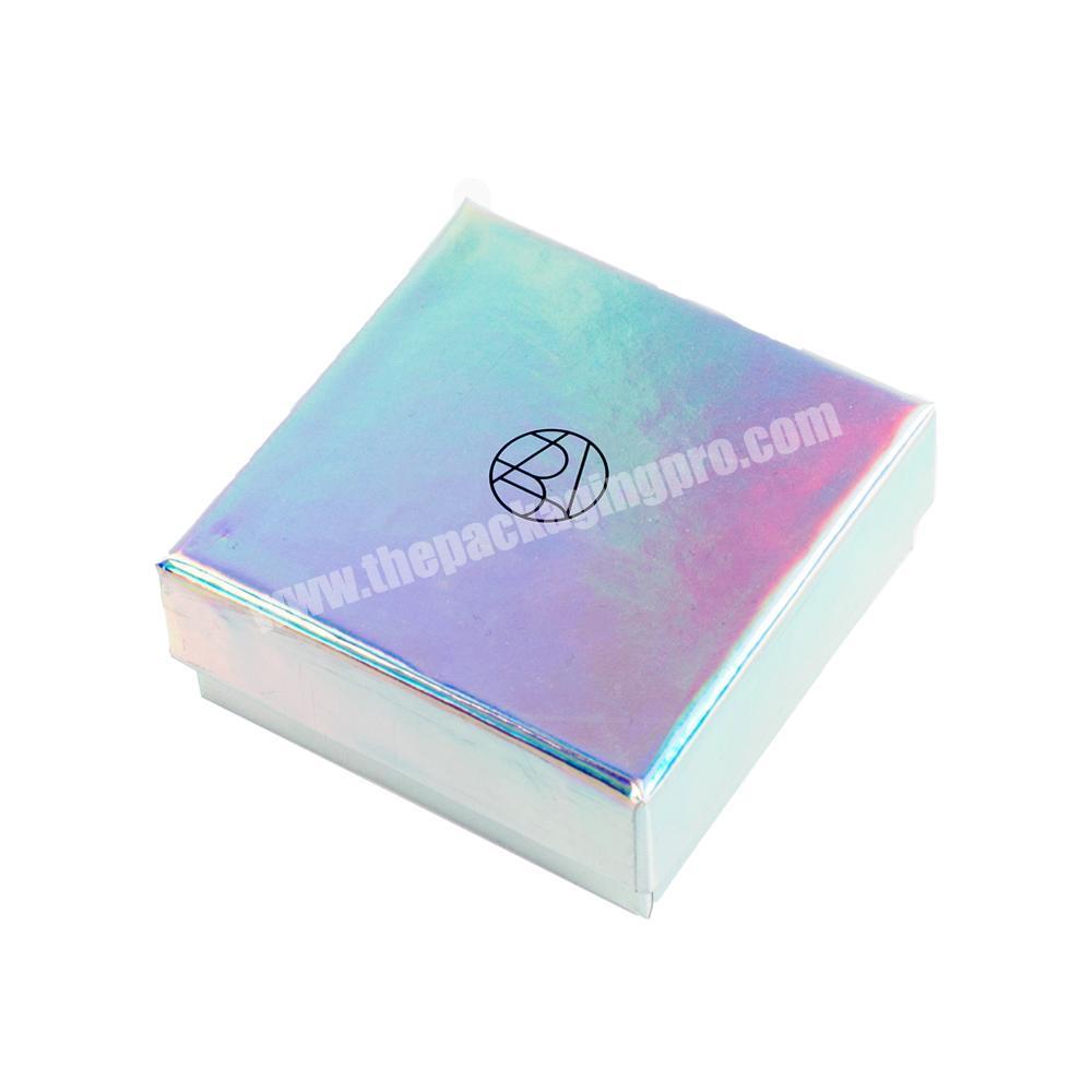 New Custom Logo Material Printed Jewelry Packaging Box for Ring Pedant Bracelet Chain