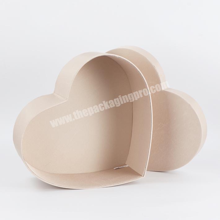 New design heart shaped love flower box for rose packaging customized gift box