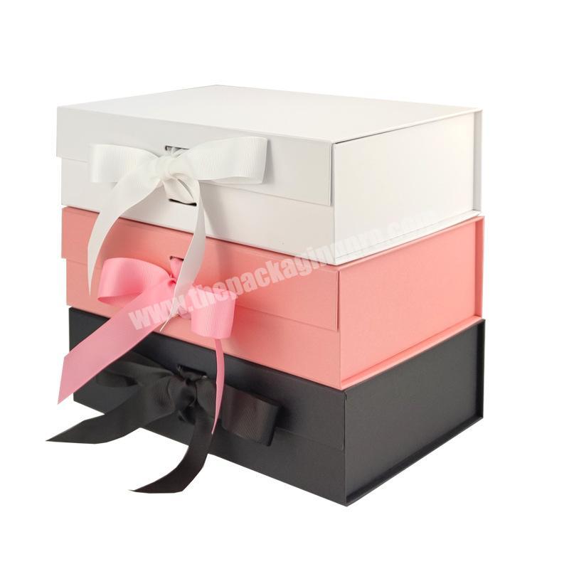 ODM OEM Source Factory Customized Wedding Birthday Anniversary Magnetic Folding Paper Gift Box