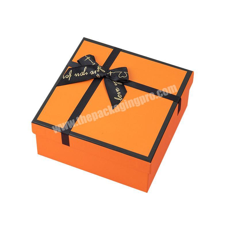 Orange Cosmetic Packaging Box Perfume World Cover Valentine's Day gift mailer box