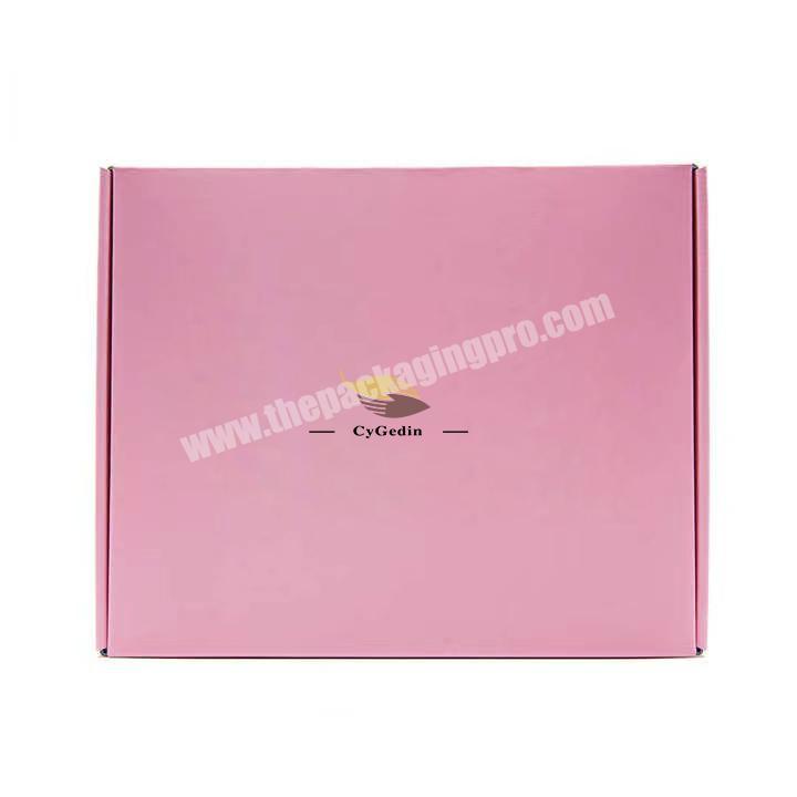 Original clothing shipping eco custom cardboard corrugated packaging paper boxes flowers wholesale black mailer box