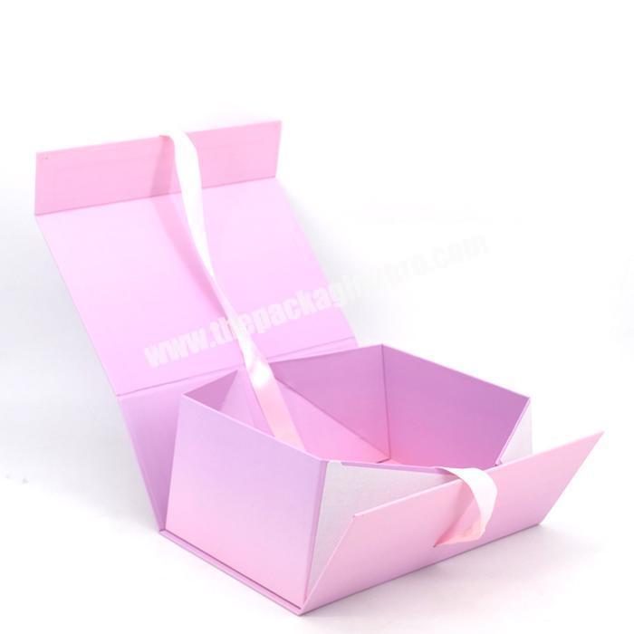 Custom high quality paper box with insert wholesale folding magnet packaging boxes
