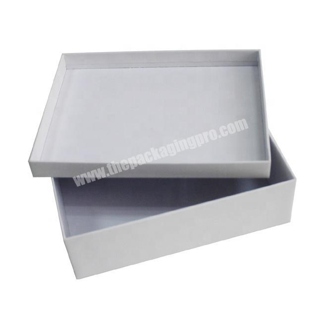 Paper Box Gift Box Gift & Craft,gift Packaging Art Paper +paperboard OEM with Lid and Base Paper Guangzhou Factory Custom White