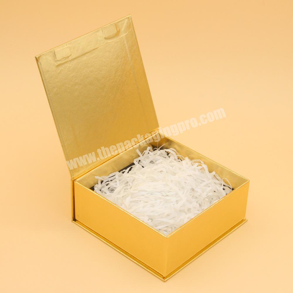 Personal Gold Foil Favors Magnetic Box Packaging With Logo